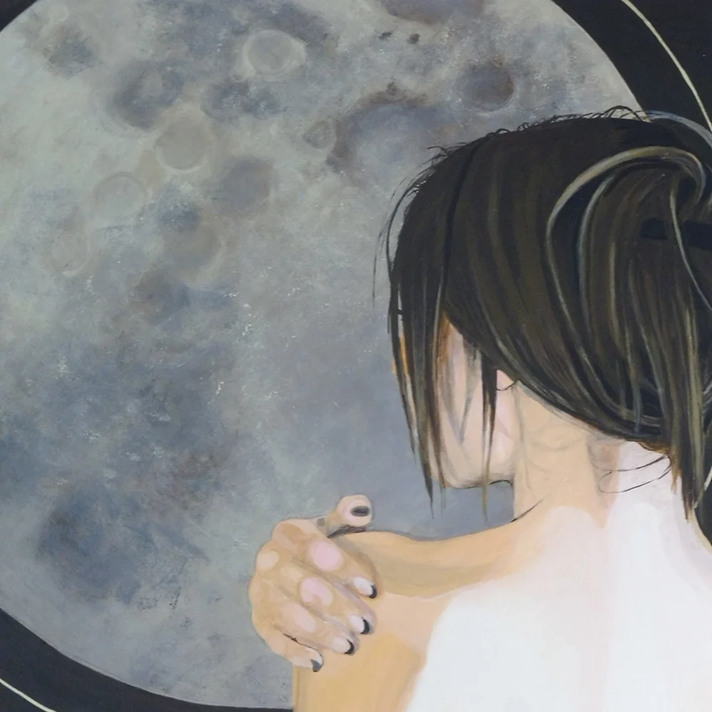 Gaia-luna particolare Giaia - particolare
